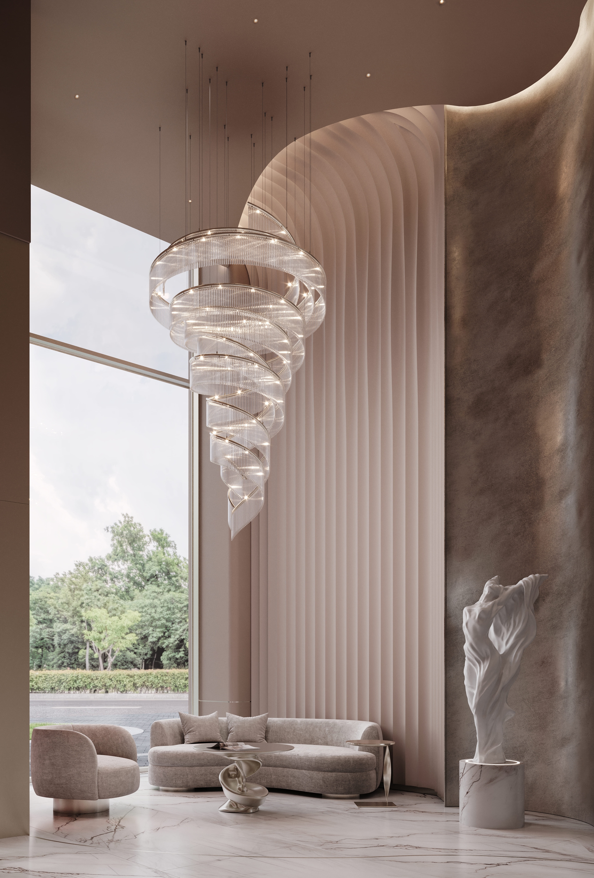 Дизайнерские лобби и функциональные пространства